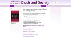 Desktop Screenshot of deathandsociety.org